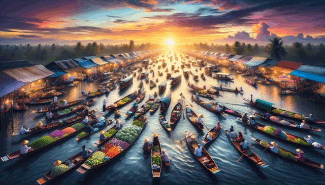These Floating Markets Are Only Open Once a Month