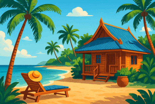 Hoe het is om in een bungalow op het strand van Samui te wonen