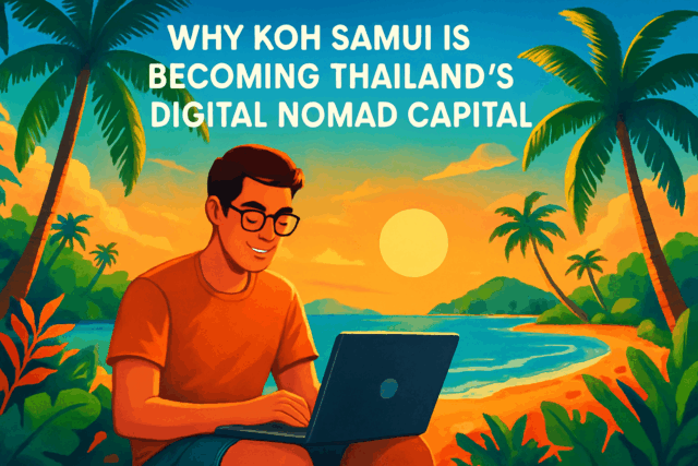 Waarom Koh Samui de digitale nomadenhoofdstad van Thailand wordt
