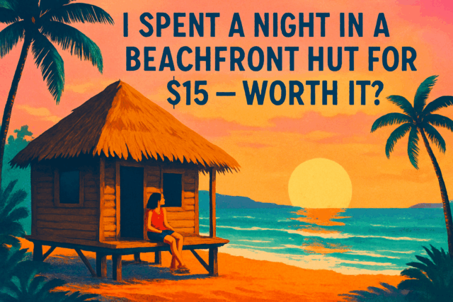Ik heb een nacht doorgebracht in een hut aan het strand voor $15 — is het de moeite waard?