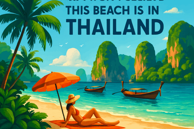 You Won’t Believe This Beach Is in Thailand