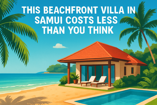 This Beachfront Villa in Samui Costs Less Than You Think