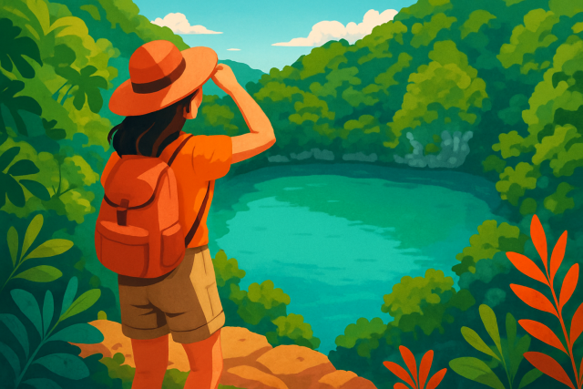 我在苏梅岛徒步旅行时发现了一个隐藏的泻湖