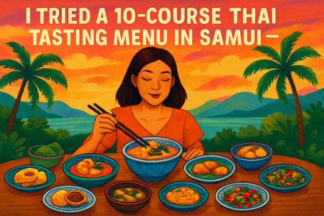 I Tried a 10-Course Thai Tasting Menu in Samui — Wow
