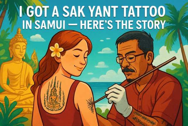 我在苏梅岛纹了 Sak Yant 纹身——故事如下