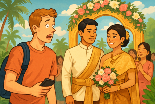 I Accidentally Joined a Thai Wedding in Samui