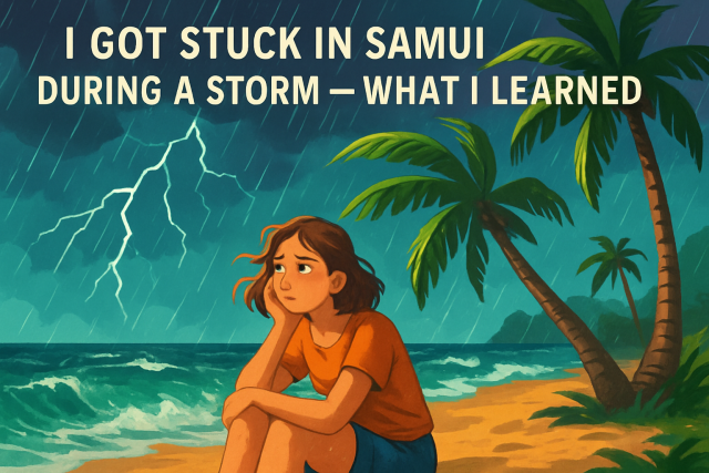 I Got Stuck in Samui During a Storm — What I Learned