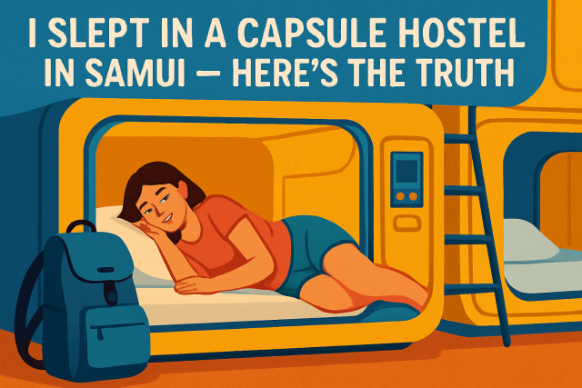 I Slept in a Capsule Hostel in Samui — Here’s the Truth