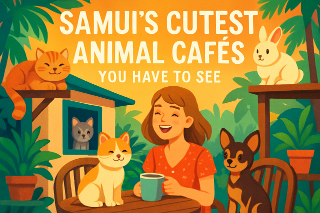 Samui’s Cutest Animal Cafés You Have to See