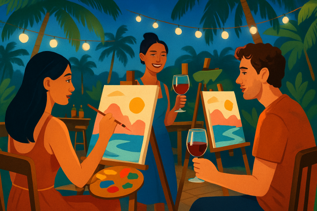 This Samui Bar Lets You Paint While You Drink