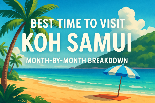 Mejor época para visitar Koh Samui: desglose mes a mes