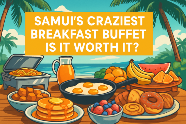 सामुई का सबसे अनोखा नाश्ता बुफे - क्या यह इसके लायक है?
