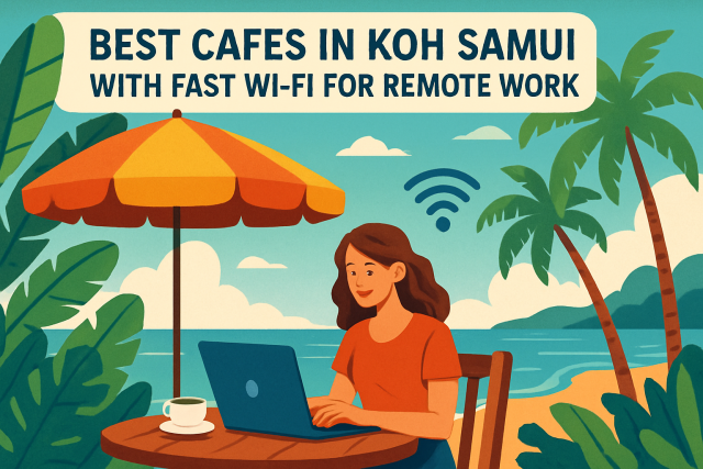Best Cafes in Koh Samui With Fast Wi-Fi for Remote Work