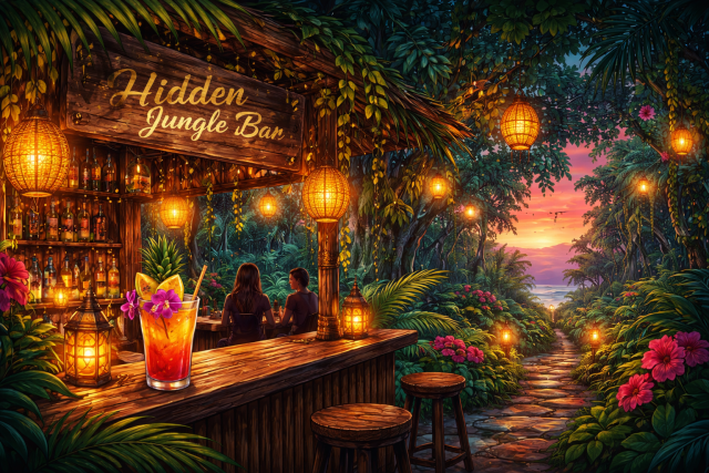 This Hidden Jungle Bar in Samui Blew My Mind
