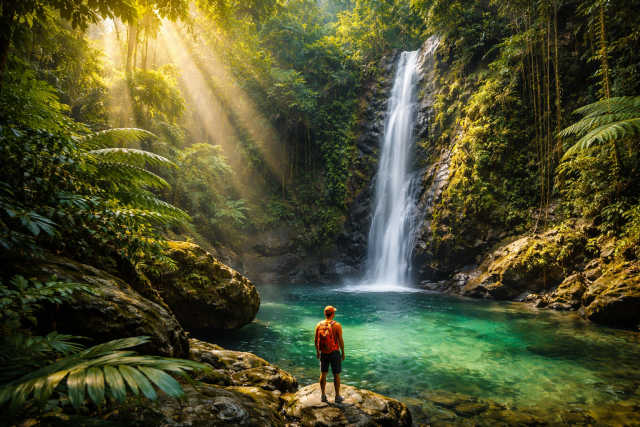 サムイ島にあるこの隠れた滝は、まるで現実とは思えないほど素晴らしい。