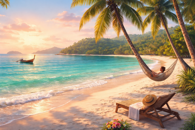 I Found the Most Relaxing Beach in Samui