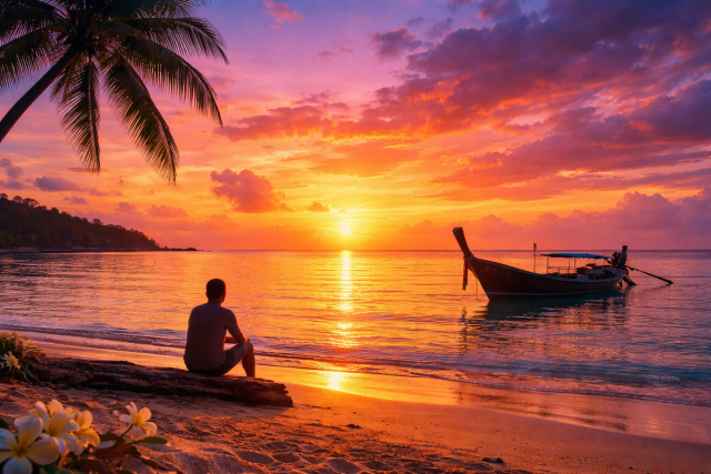 I Found the Perfect Sunset in Samui