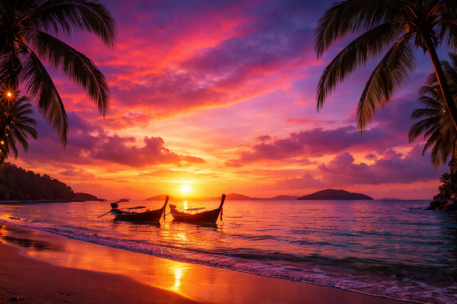 This Samui Sunset Looks Unreal