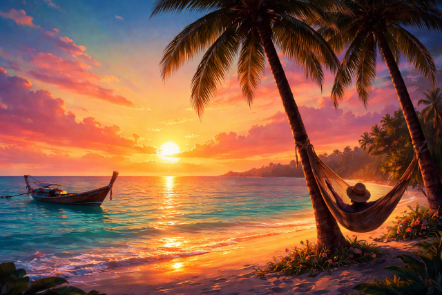 The Most Relaxing Sunset in Samui