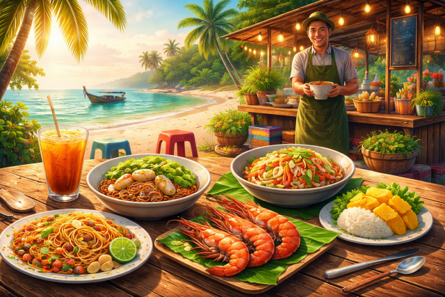 Os melhores restaurantes econômicos de Samui que os moradores adoram.